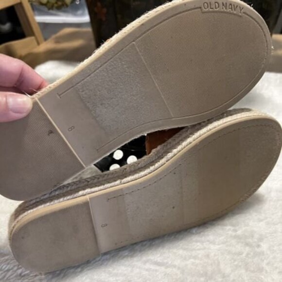 OLD NAVY Womens Slide Espadrille Tan Faux Suede Slip On Sandals Size 8 - Picture 6 of 11